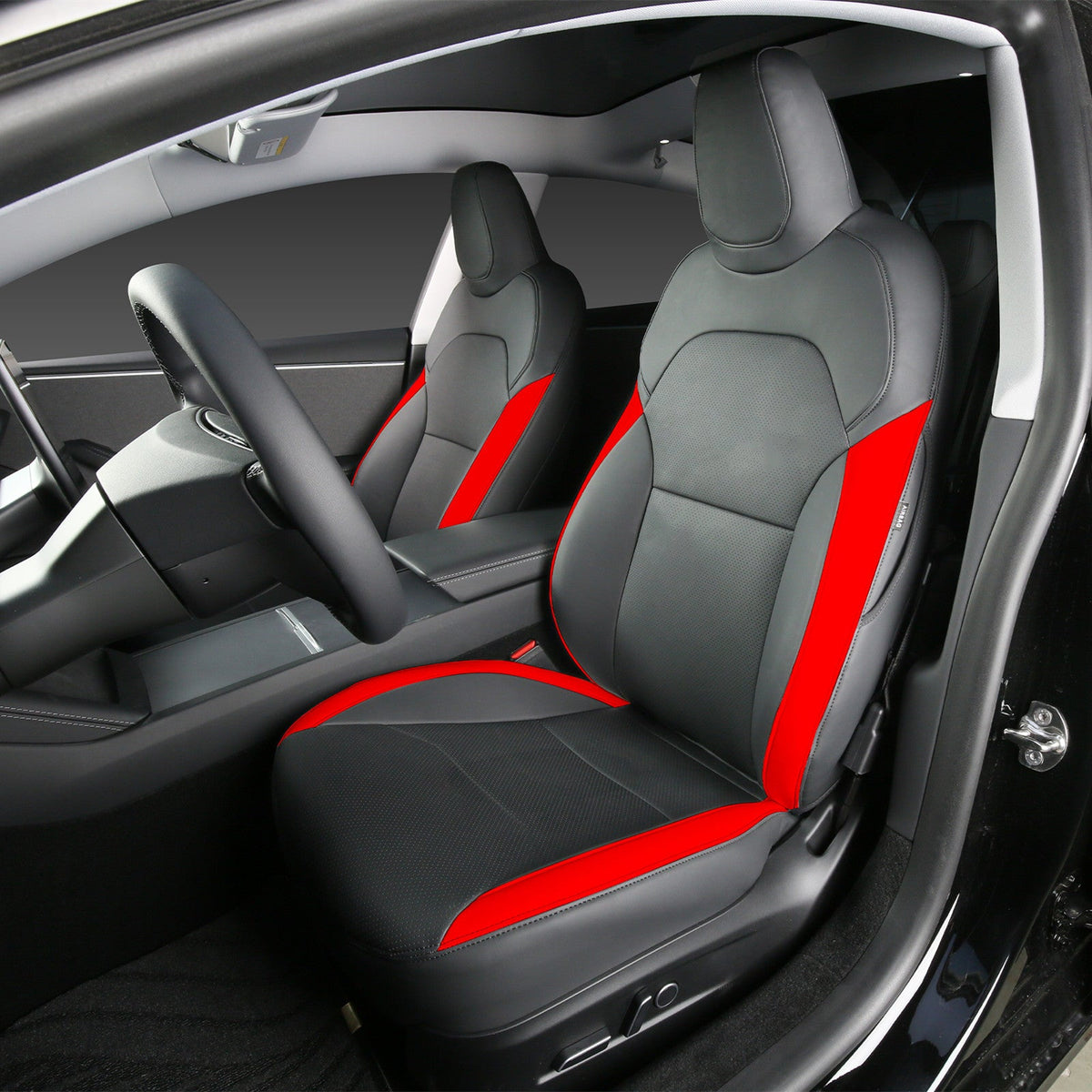 Housses De Siège Universelles 7PCS Pour Tesla Model 3 - Lavables En Machine - Protection Complète
