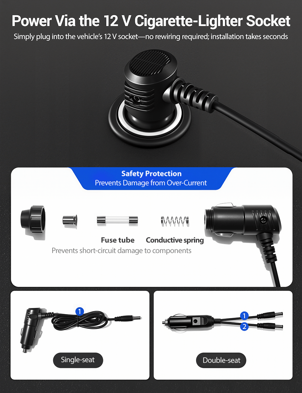 TESERY Seat Ventilation Seat Covers for Model 3 Highland & Model Y Juniper - Tesery Official Store