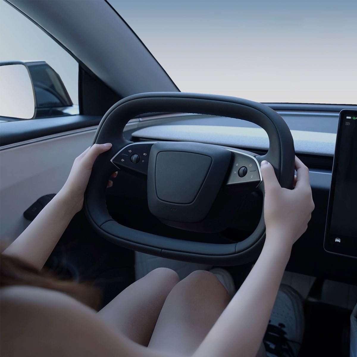 TESERY Starlink 4.0 Cyber Yoke Steering Wheel for Model 3 Highland - Tesery Official Store