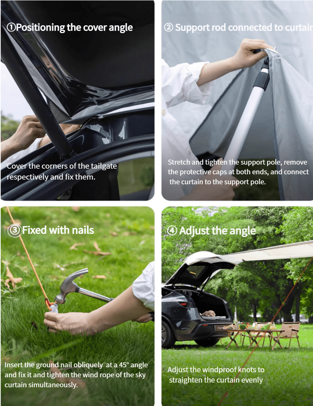 Tesla Tailgate Tent installation guide
