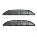 Two black TESERY seat-back hook organizers for Tesla Model 3/Y, each with four folding hooks, on a white background.
