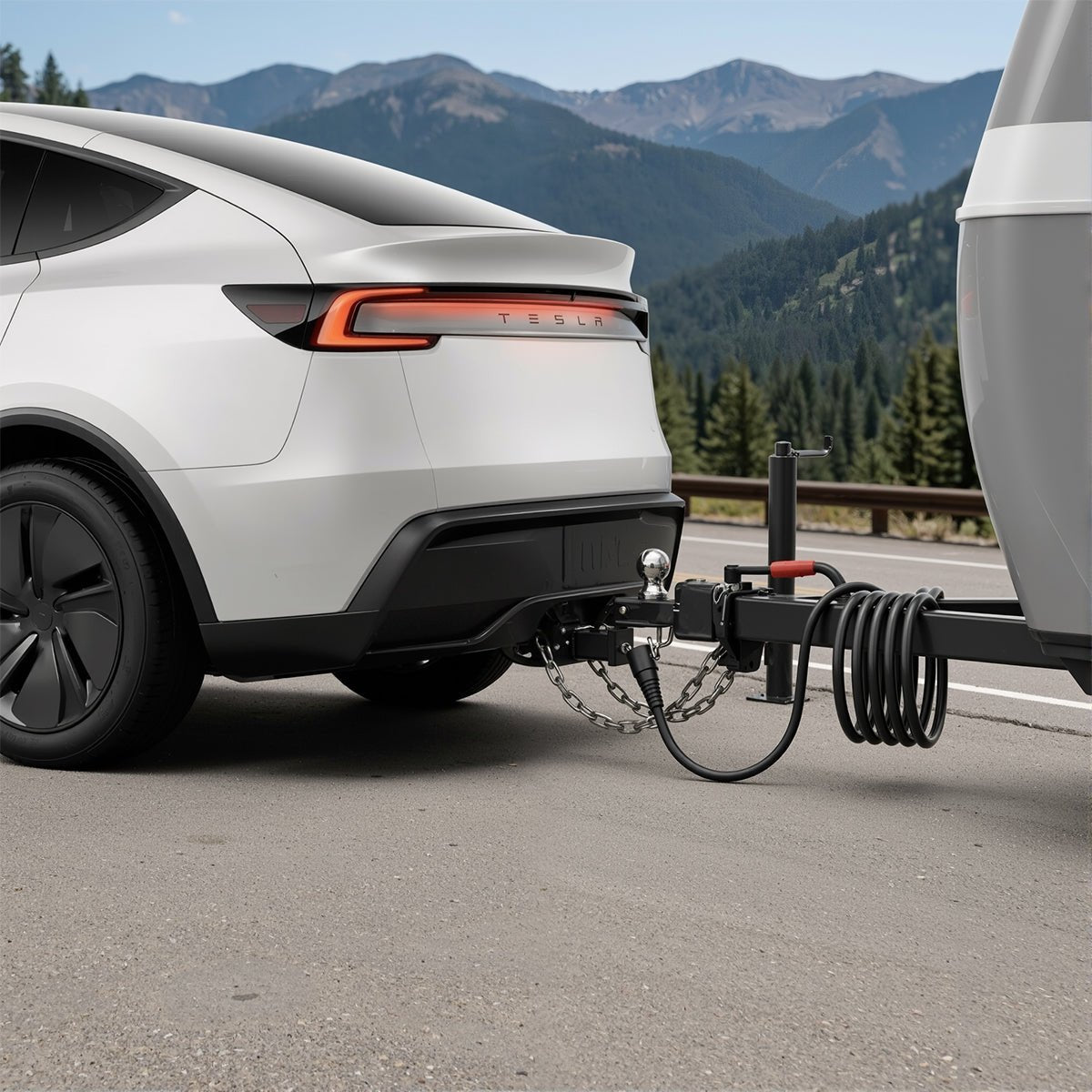 TESERY Tow Hitch for Model Y | 6500 lbs Capacity | No - Drill Install - Tesery Official Store