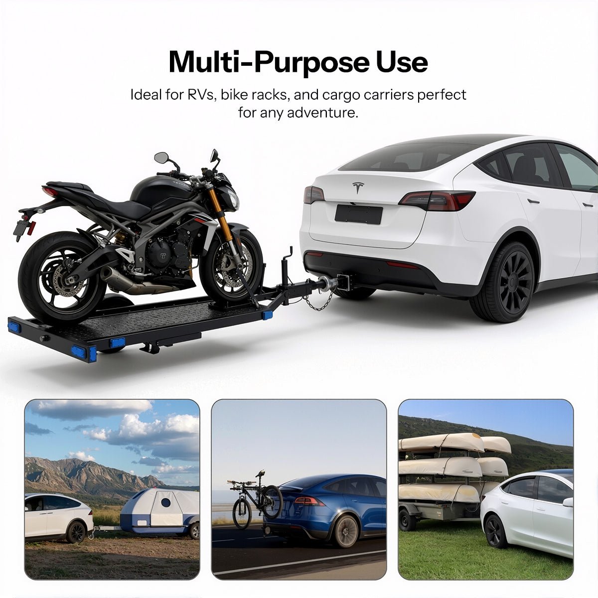 TESERY Tow Hitch for Model Y | 6500 lbs Capacity | No - Drill Install - Tesery Official Store