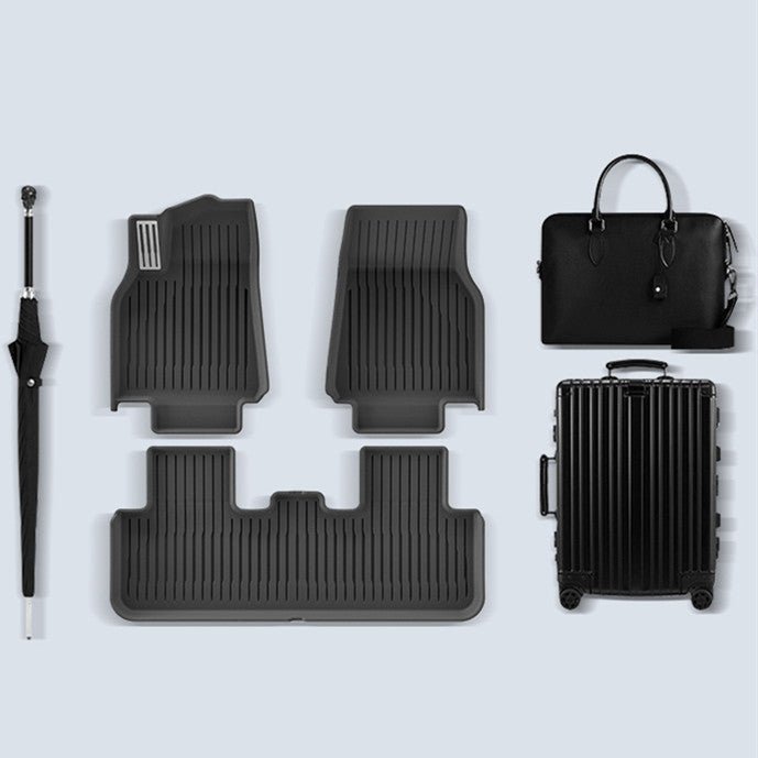TESERY TPE Floor Mats with Metal Pedal for Model Y Juniper - Tesery Official Store