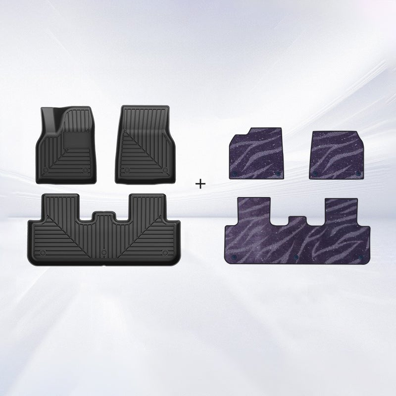 TESERY TPE+Carpet Double Layer Floor Mats for Model Y Juniper - Tesery Official Store