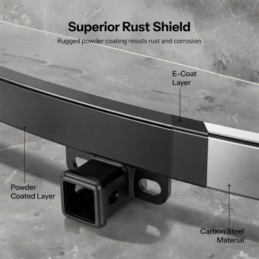 TESERY Trailer Tow Hitch for Model Y | 6500 lbs Capacity | No - Drill Install - Tesery Official Store