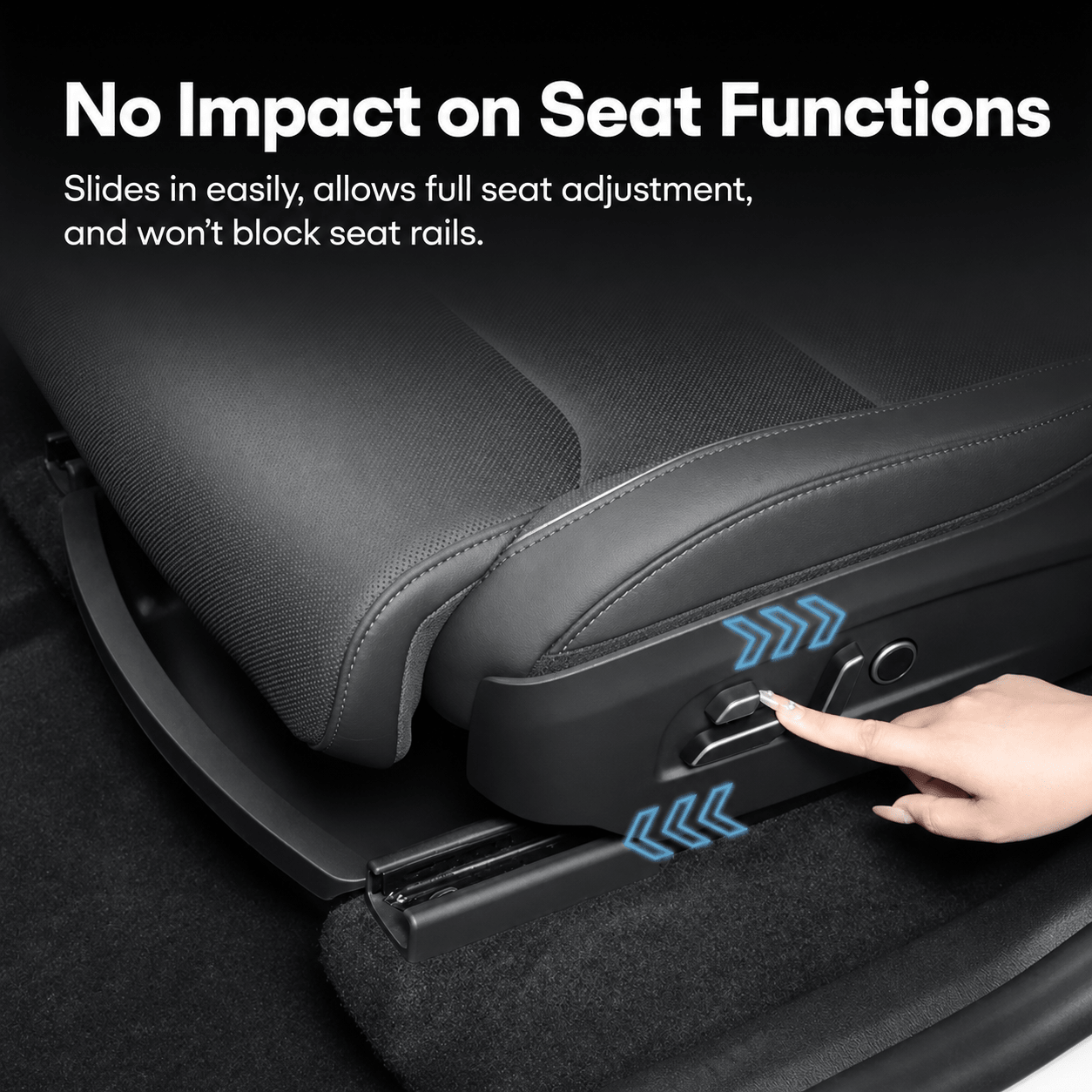 TESERY Under Front Seat Storage Box for Model YL 6-Seater - Tesery Official Store