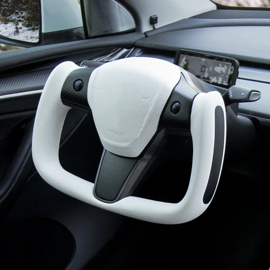 Volant Tesla Yoke/Plaid pour Model 3/Y/S/X/Cybertruck