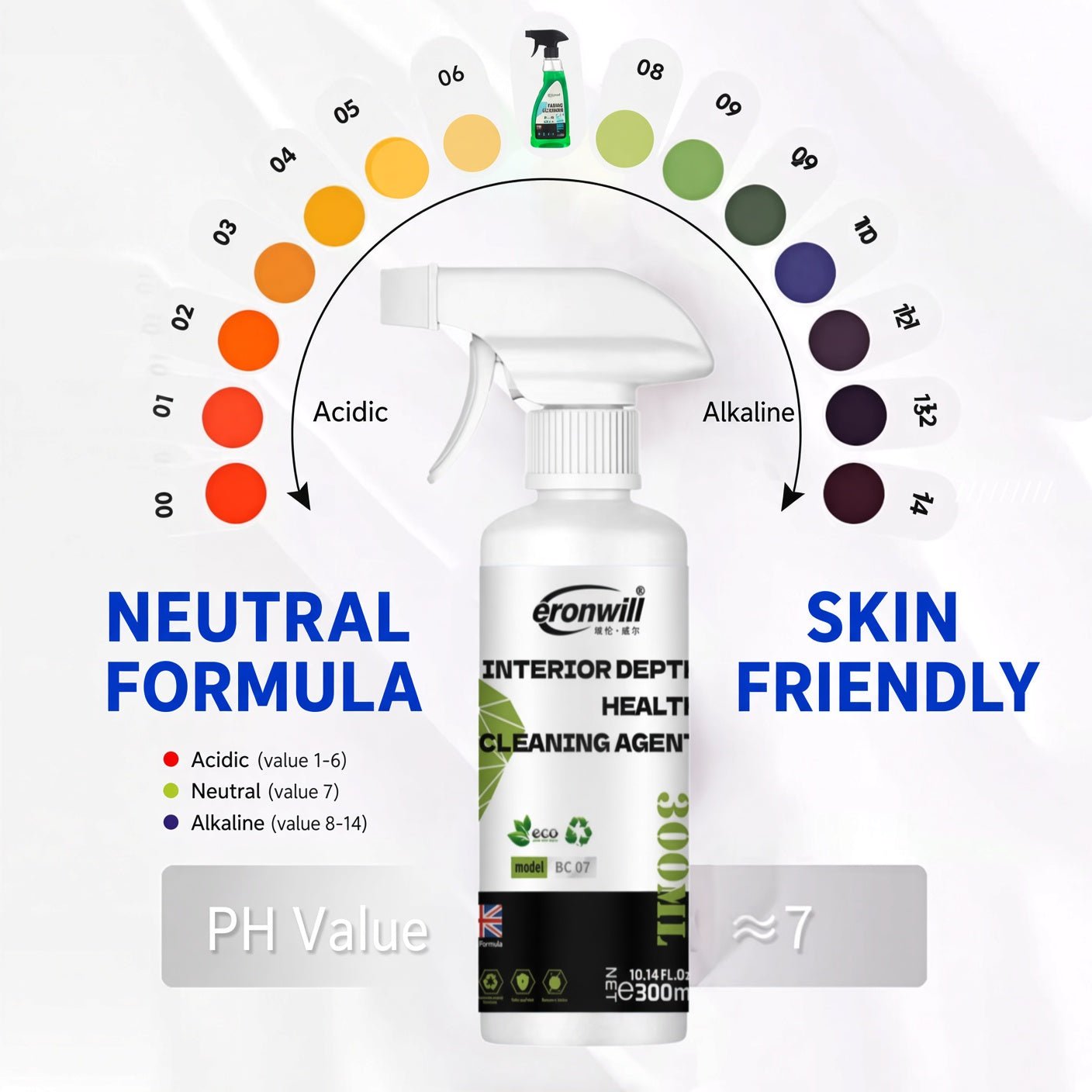 Tesla Interior Cleaner & Stain Remover for Vegan Leather | Safe on Model 3, Y, S, X Seats, Dash & Console - Tesery Official Store