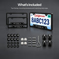Tesla Logo Aluminum Alloy License Plate Frames – 2 Pack, US Standard - Tesery Official Store