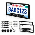 Tesla Logo Aluminum Alloy License Plate Frames – 2 Pack, US Standard - Tesery Official Store