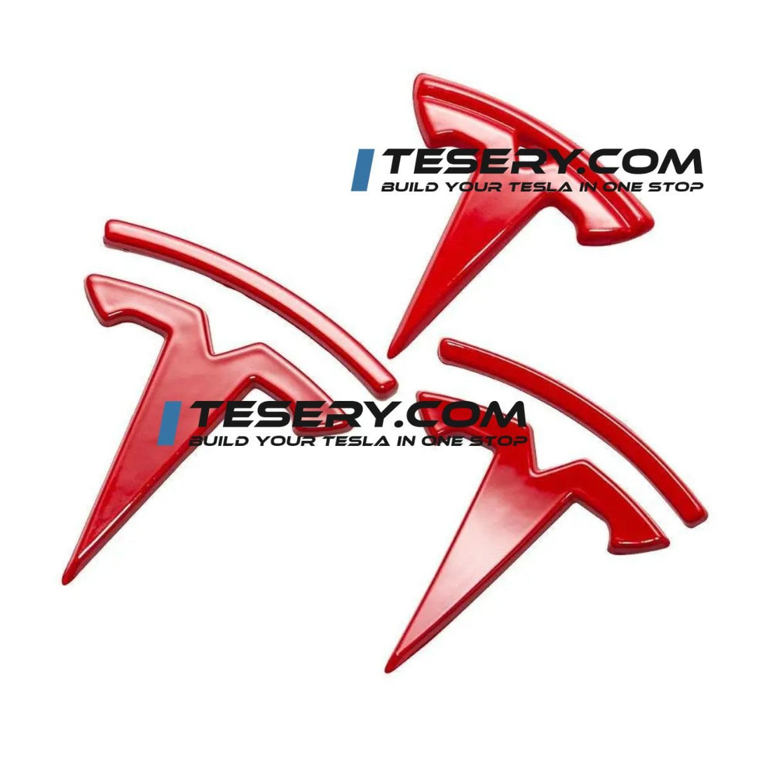 Tesla Logo "T" Emblem for Model 3 / Y (Set of 3) - Tesery Official Store