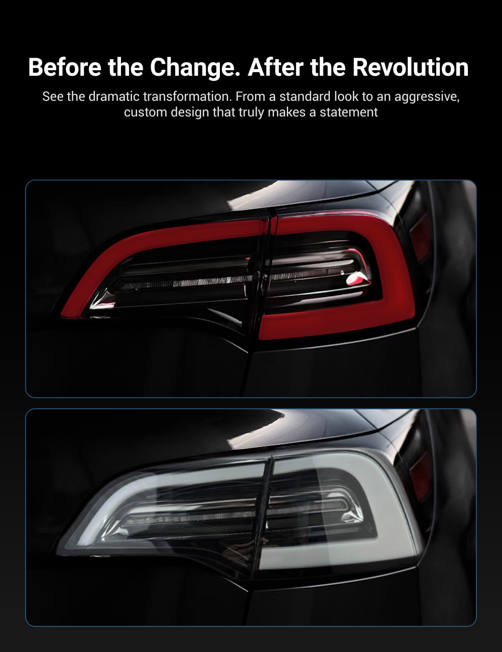 Tesla Model 3/Y Venom Style Tail Lights 丨Stylish Upgrade - Tesery Official Store