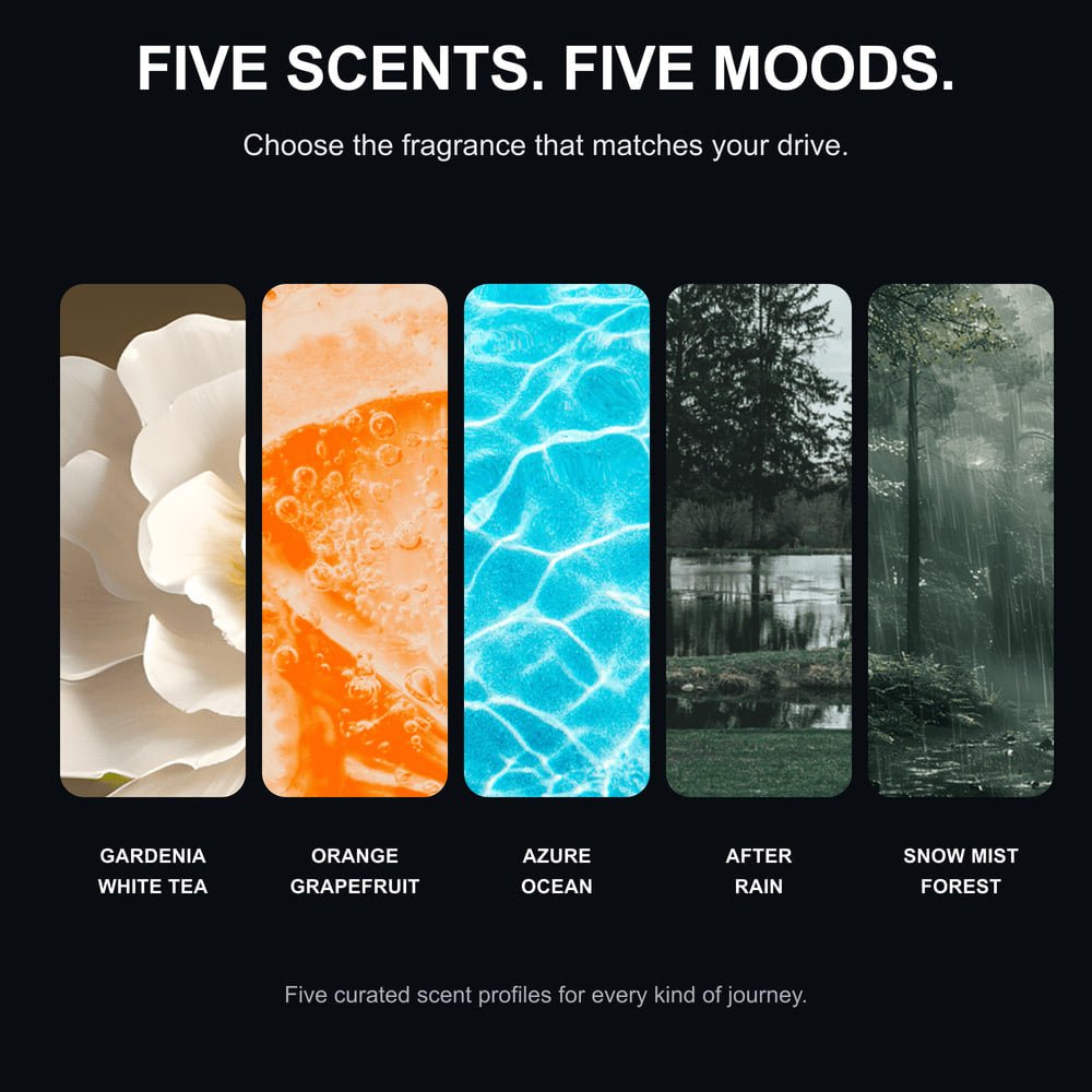 Tesla Model Y/3/S/X Cloud Mist Car Diffuser With Ambient Lighting - Tesery Official Store