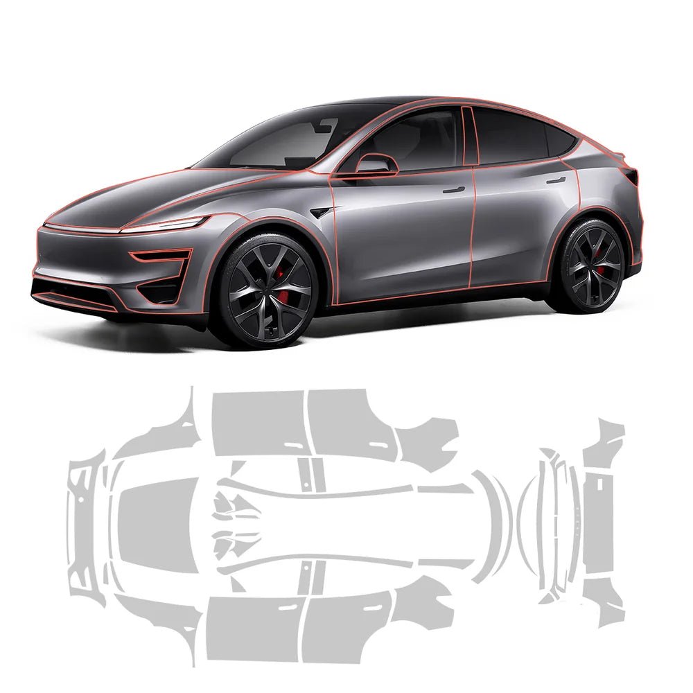 TPU Full Car Paint Protection Film (PPF) for Tesla Model 3 & Y - Tesery Official Store