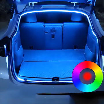 Iluminação ambiente do porta-malas para Tesla Model Y 2020-2023