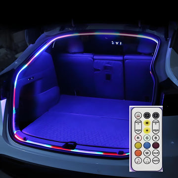Iluminação ambiente do porta-malas para Tesla Model Y 2020-2023