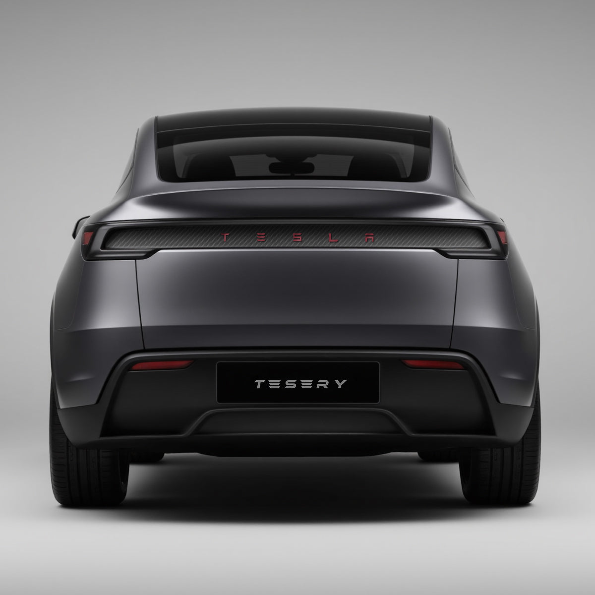 テスラ モデルY ジュニパー カーボンファイバー トランクアプリケ 2025
