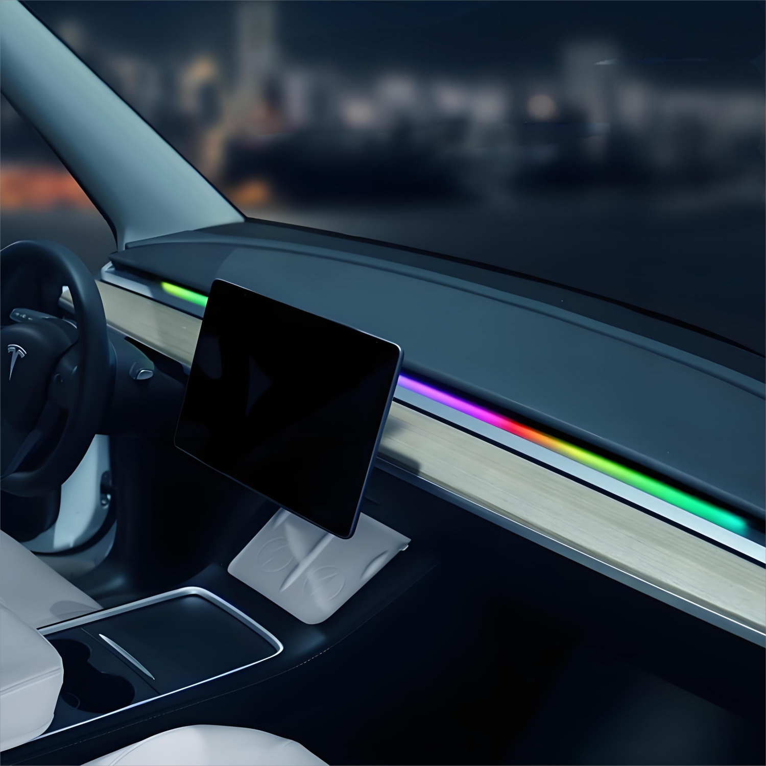 Center Console + Dashboard Ambient Light for Tesla Model 3 / Model Y