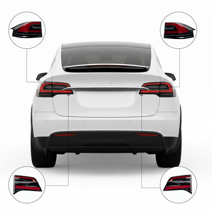 Complete Tesla Model X tail light replacement kit