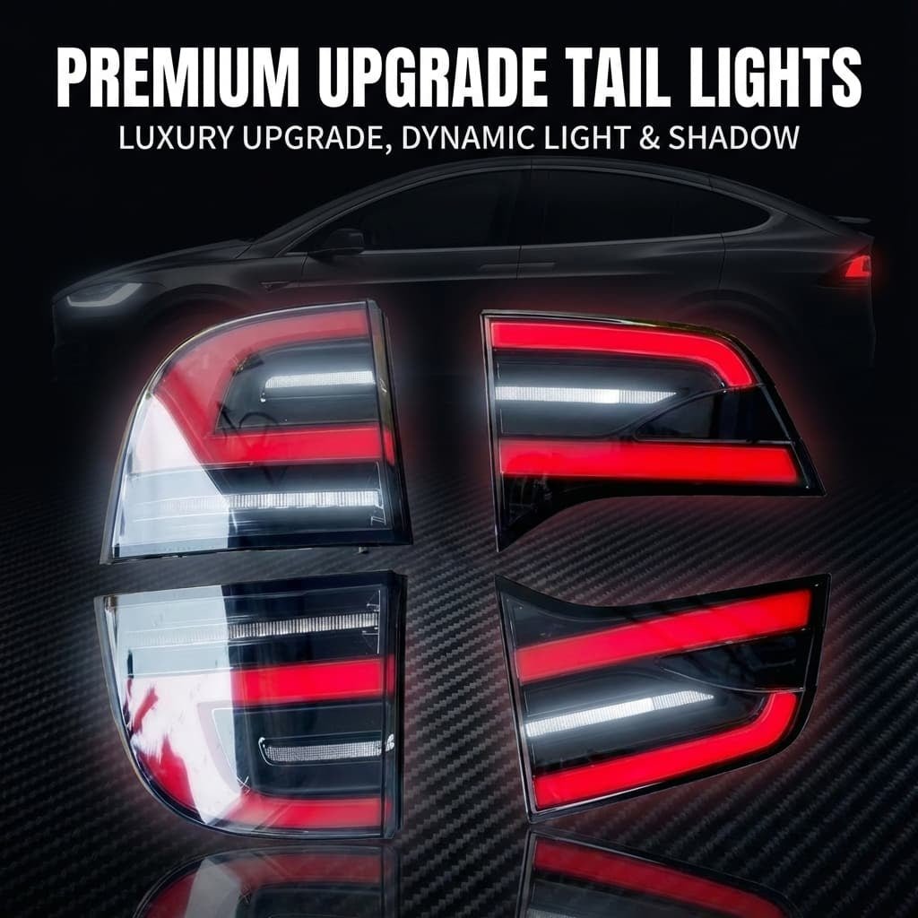 Turn Brake Lamp & Inner Tail Light Replacement for Model X (16 - 20) - Tesery Official Store