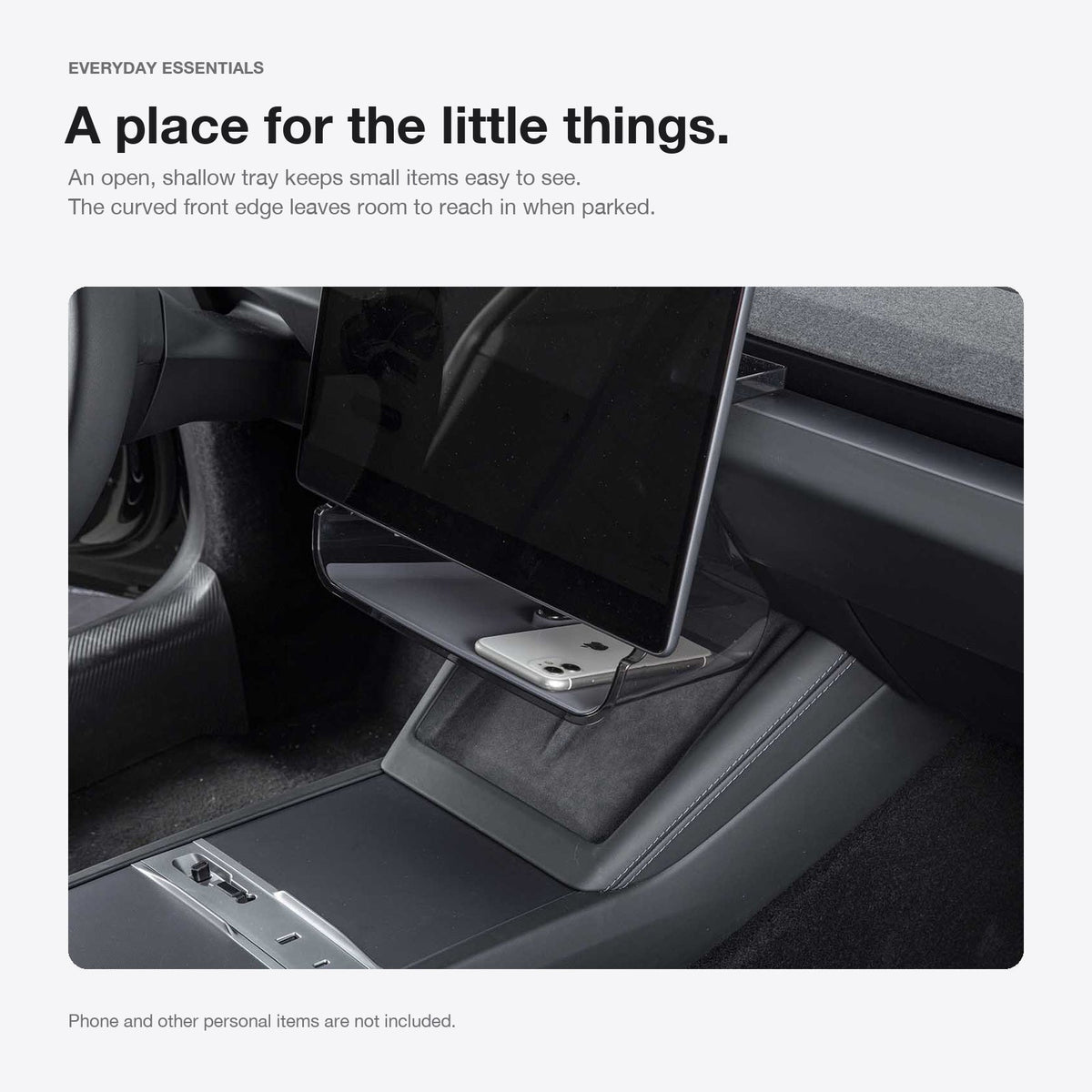 Under Center Screen Storage for Model 3 Highland / Model Y Juniper / Model YL - Tesery Official Store