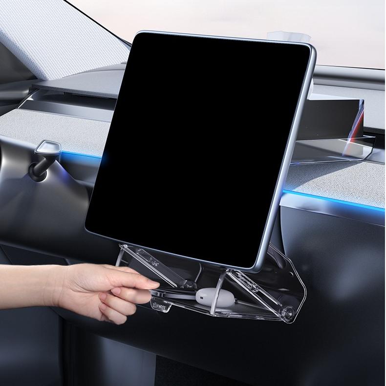 Tesla 3 Rear Screen Storage Rack Tesla Model 3 Highland / Y Juniper Under Screen Storage Organizer ...