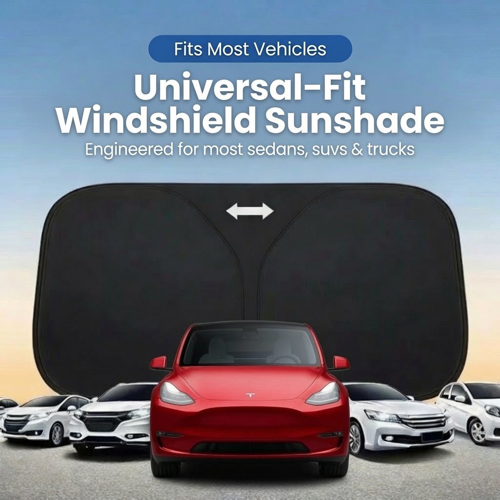 Universal Fit Windshield Sun Shade for Sedans & SUVs & Trucks - Tesery Official Store