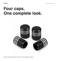Valve Stem Caps 4 Pack Fit Suitable for Tesla 3/Y/S/X 2017-ON - Tesery Official Store