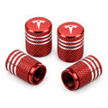 Valve Stem Caps 4 Pack Fit Suitable for Tesla 3/Y/S/X 2017-ON - Tesery Official Store