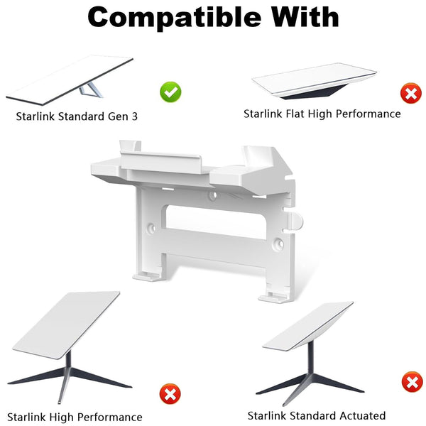 Starlink Gen 3 Split Wall Mount | Router & Power Supply