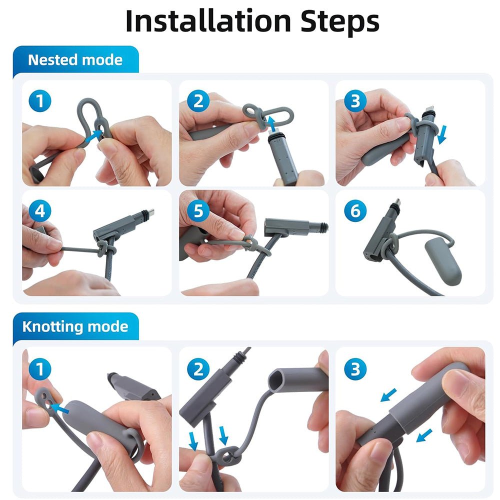 Waterproof Silicone Cable End Caps for Starlink Gen 3/Gen 2 (2 Pcs) - Tesery Official Store