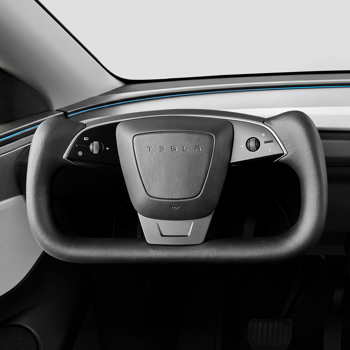 Yoke Steering Wheel for Model Y Juniper / Model 3 Highland【Inspired by Model S/X】 - Tesery Official Store
