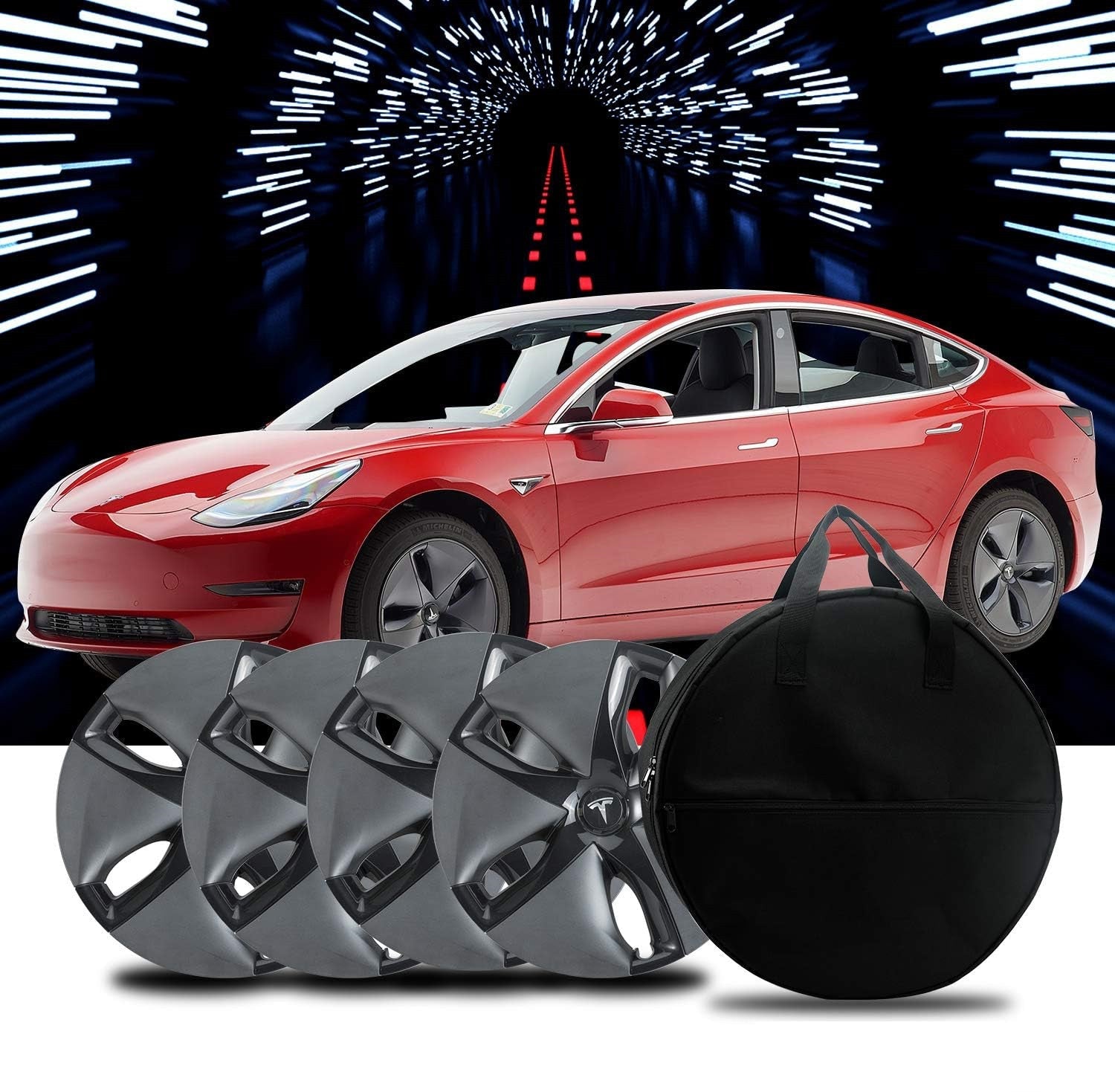 18' 19' Hub Cap Storage Bag for Tesla Model 3 2017-2024 & Model Y 2017-2024 - Tesery Official Store