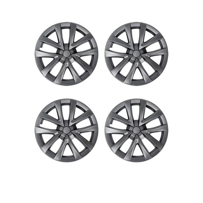 18' Wheel Caps S Plaid Style for Tesla Model 3 2017-2024（4pcs) - Tesery Official Store