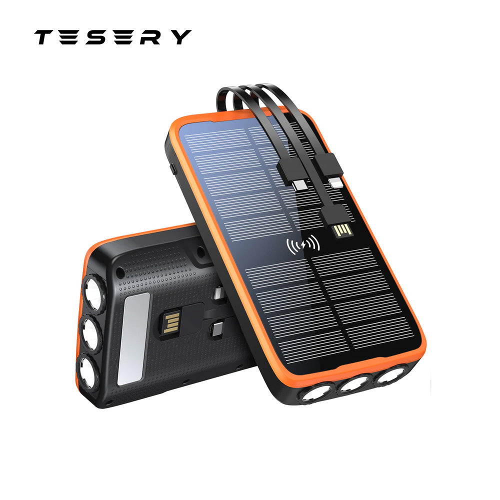 Self-contained Fast Charge Solar Power Bank - Tesery Official Store - Tesla Premium Accessories Store