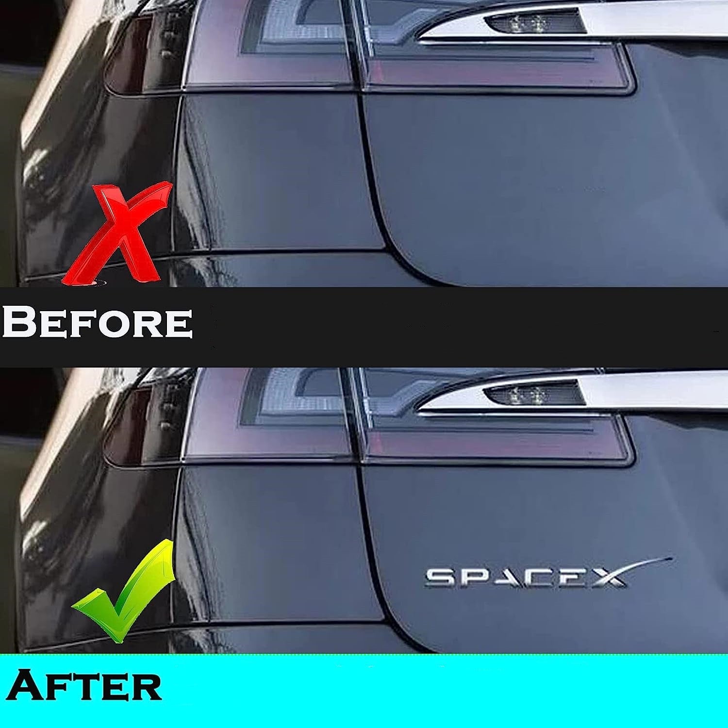 For Tesla Model 3 Y Car Sticker Luminous Sticker 6 Year Warranty
