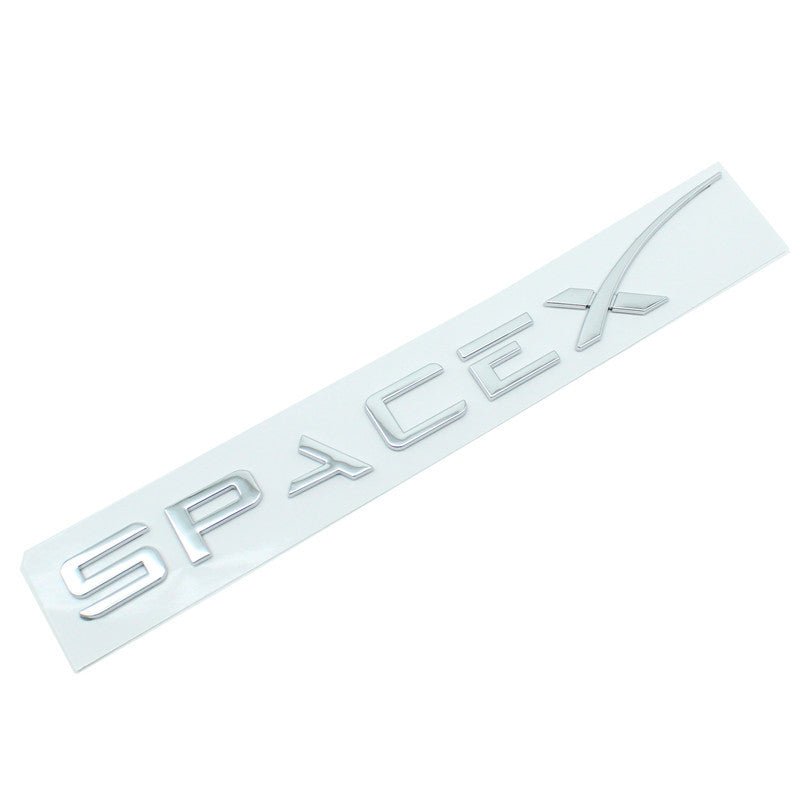 Tesla 3 Rear Monogram 3D Metal Letter Emblem Badge Multiple Styles 3M Adhesive Custom Lettering