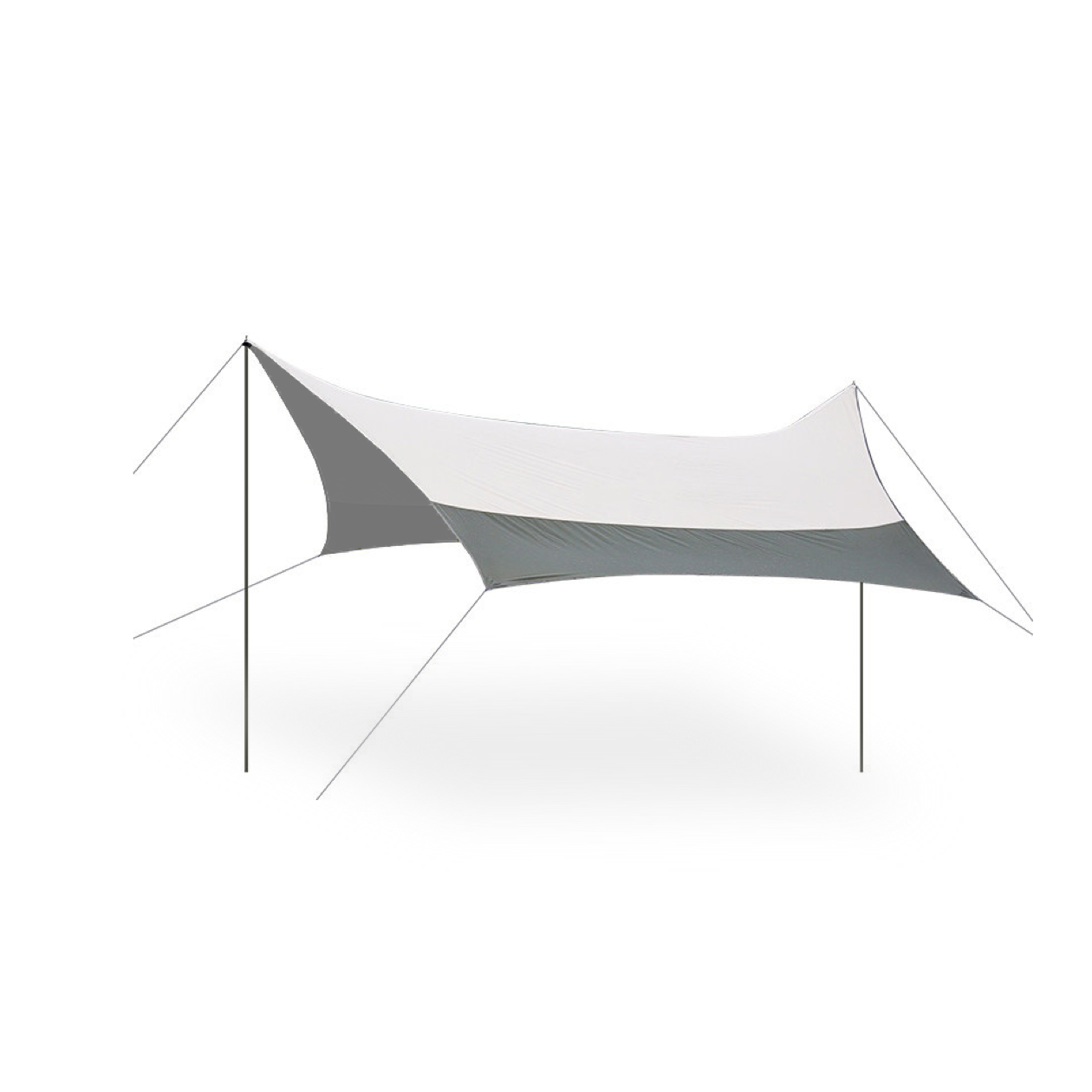 Camping Tarp with Poles - Tesery Official Store