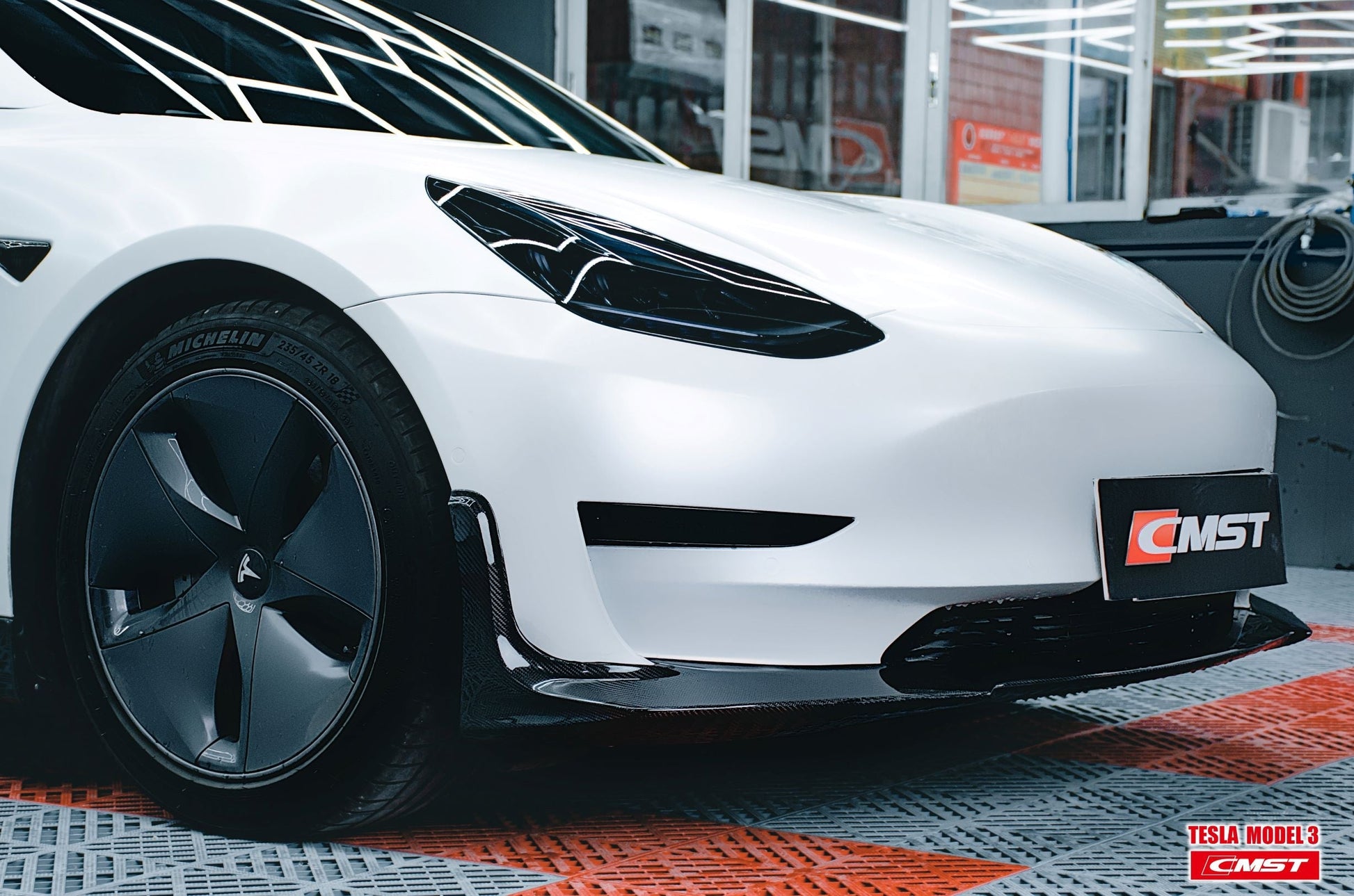 CMST Tesla Model 3 Carbon Fiber Full Body Kit Style E - Tesery Official Store