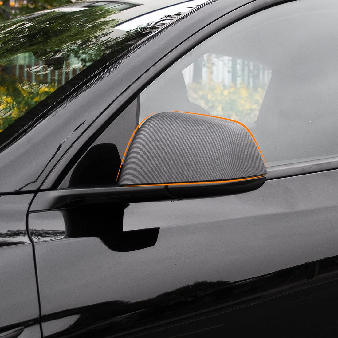 ThinsGo Tesla Model Y serie posteriore davanzale paraurti davanzale trim fibra di carbonio ABS plastica antigraffio antiscivolo 2021 2022 2023 accessori - 2 pezzi ThinsGo Tesla Model Y serie posteriore davanzale paraurti davanzale trim fibra di carbonio ABS plastica antigraffio antiscivolo 2021 2022 2023 accessori - 2 pezzi