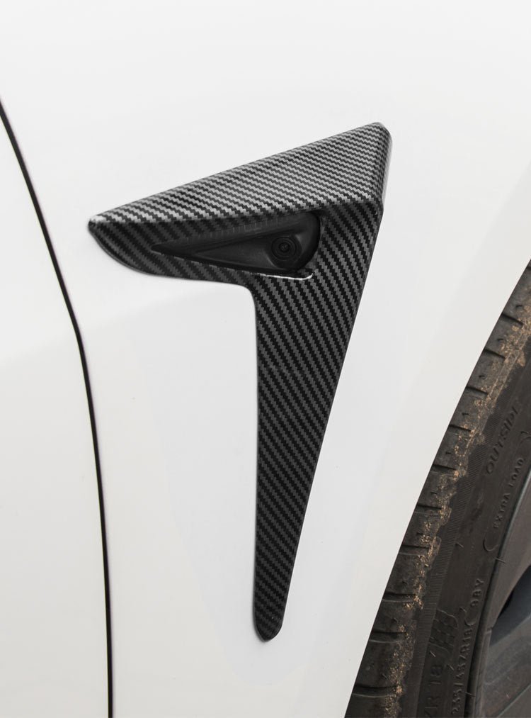 Für Tesla Modell 3/Y/X/S Seite Kamera Schutz Abdeckung Carbon Fiber Fender  Trim Abdeckung Auto Modifikation zubehör Tesla – die besten Artikel im  Online-Shop Joom Geek