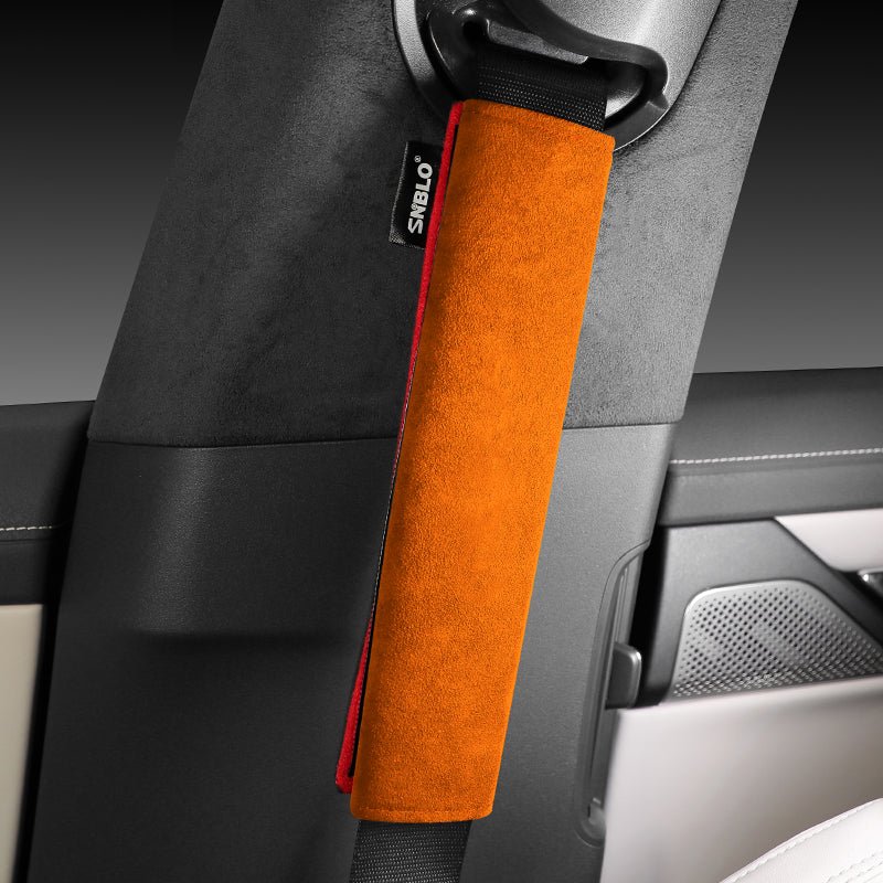 Alcantara Seat Belt Cover for Tesla Model 3/S/X/Y 2017-2023 - Tesery Official Store