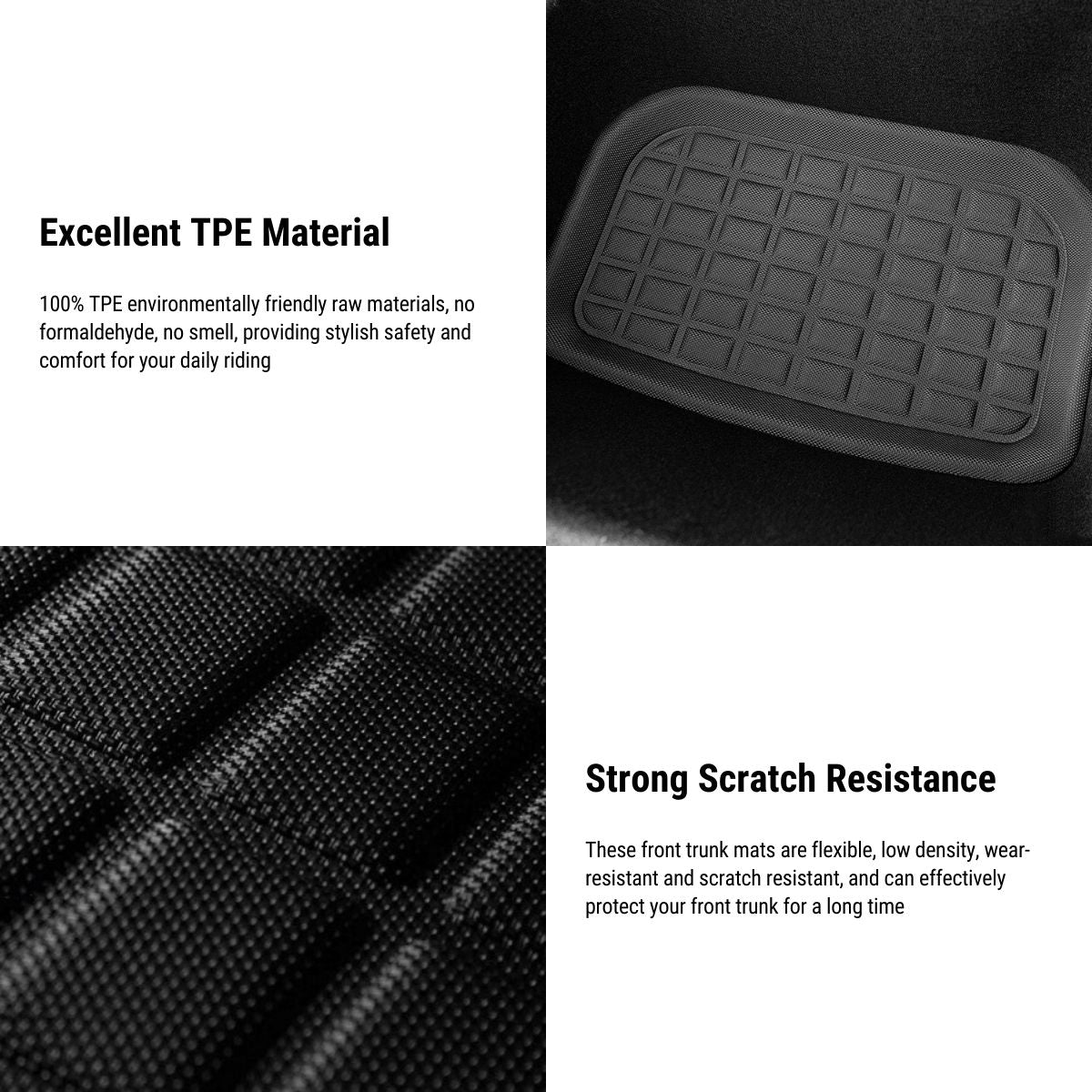 All Weather 3D Front Trunk Mats for Tesla Model Y 2021-2024 - Tesery Official Store