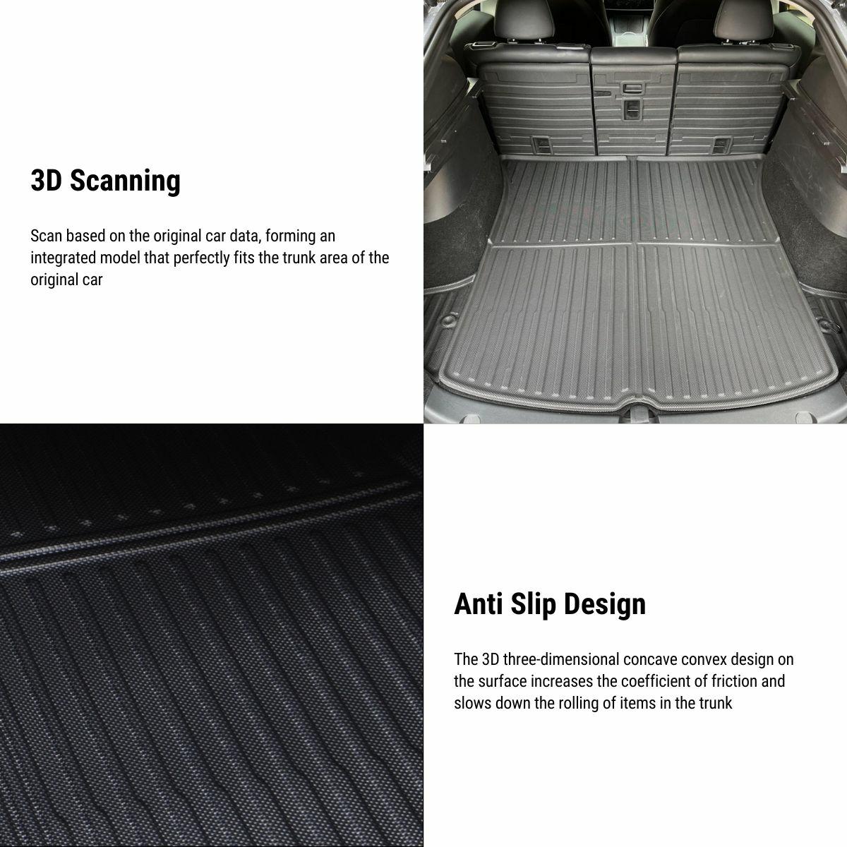 All Weather Front And Rear TPE Trunk Mat for Tesla Model Y 2020-2024 - Tesery Official Store