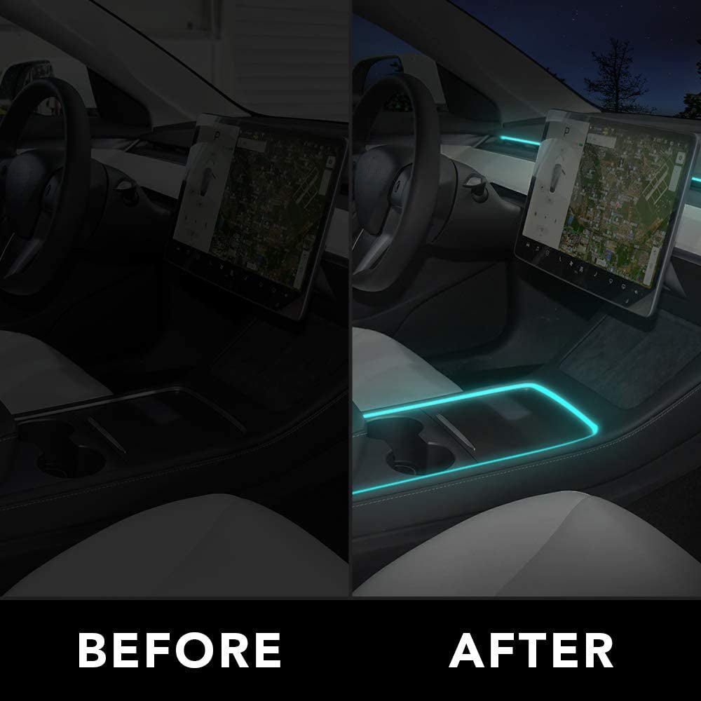 Ambient Lighting LED Strip for Tesla Model Y Model 3 2017 2023 - Tesery Official Store