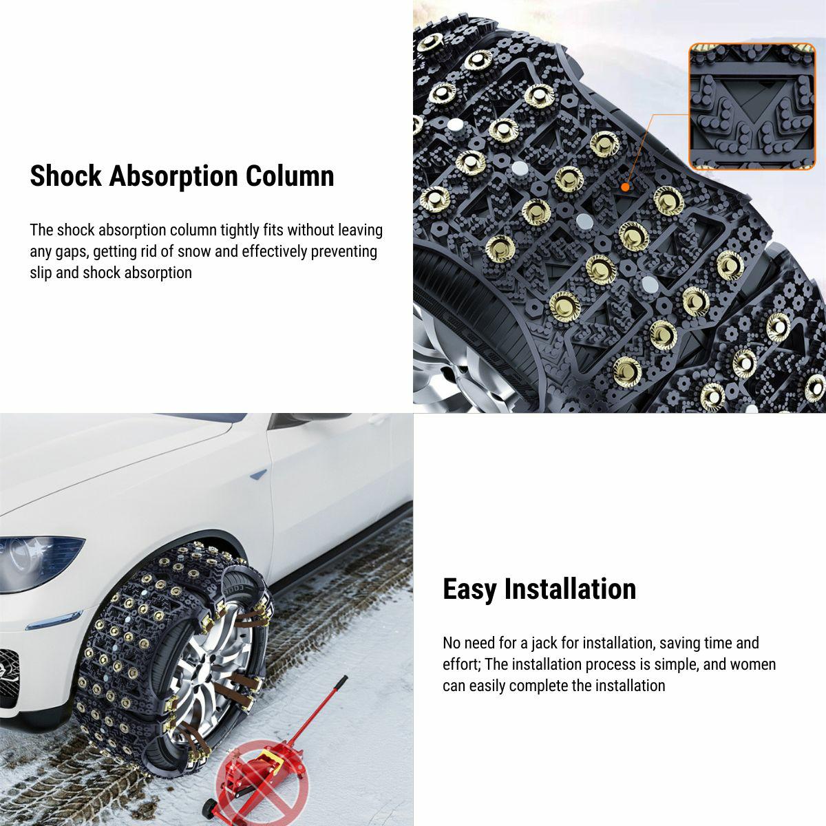 Anti-Skid Snow Chains for Tesla Model 3/X/S/Y - Tesery Official Store