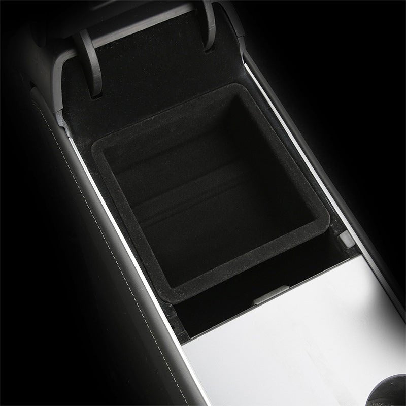 Boîte De Rangement Pour Accoudoir Tesla Model 3/Y 2025 - Organisation Téléphone, Lunettes, Pièces