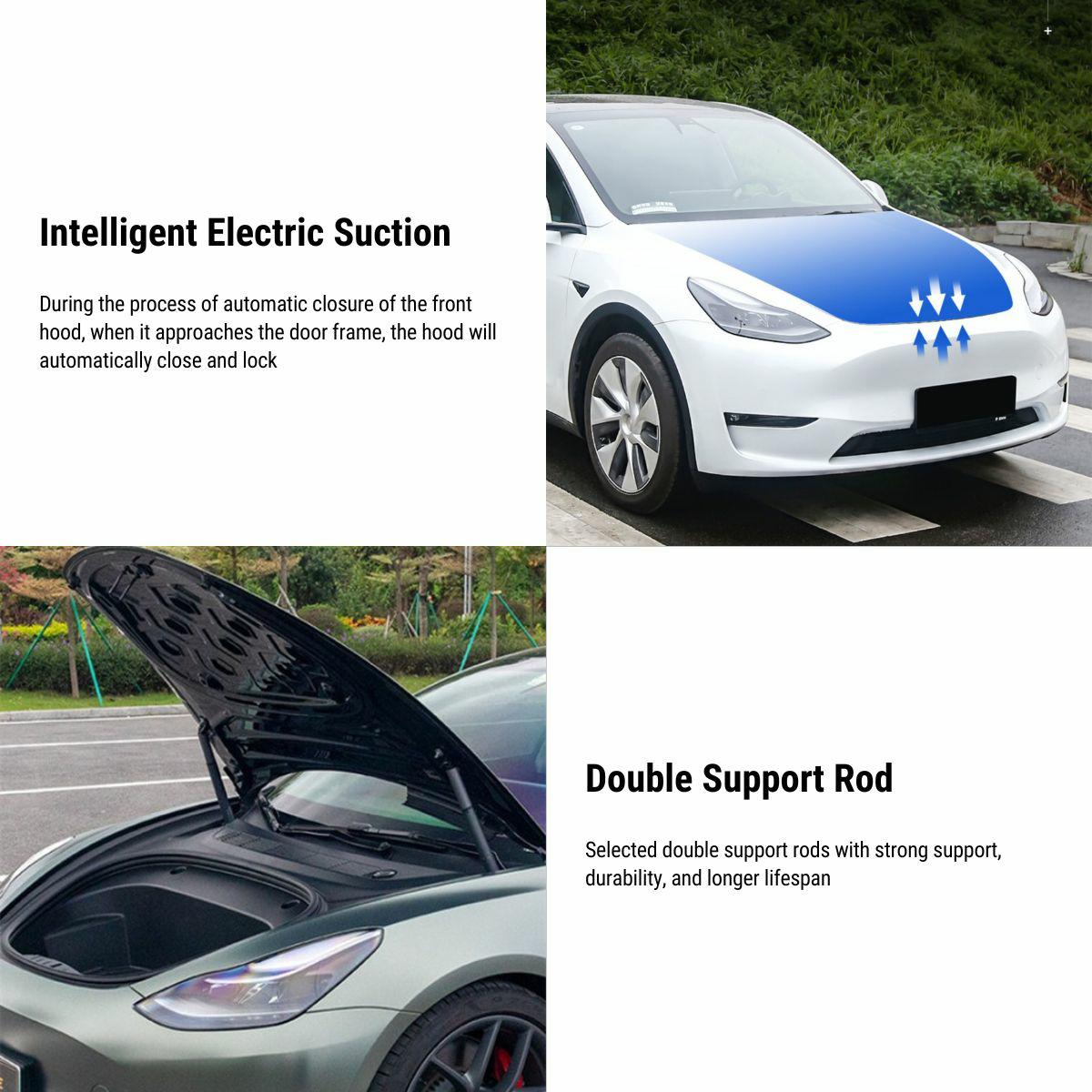 Tesla Auto Frunk Auto Power Frunk Model 3 Y Electric Front Trunk Hands-Free Anti-Pinch ...