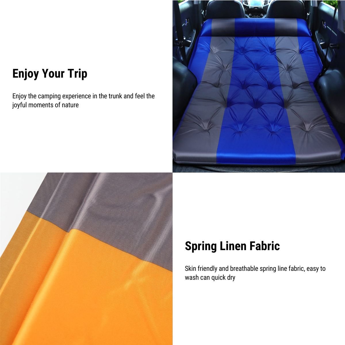 Tesla Model-Y Mattress Self-Inflating Car Camping Bed Travel Bed Folding  TPU Camping Accessories Tailor- Made for Car Traveling - AliExpress